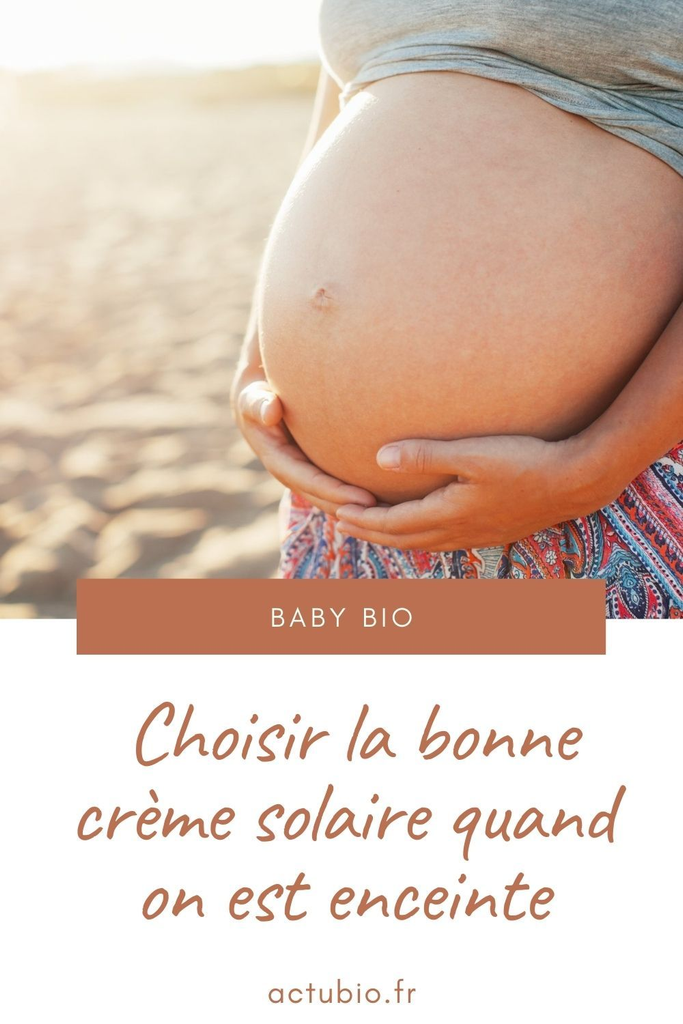 Crème solaire et grossesse